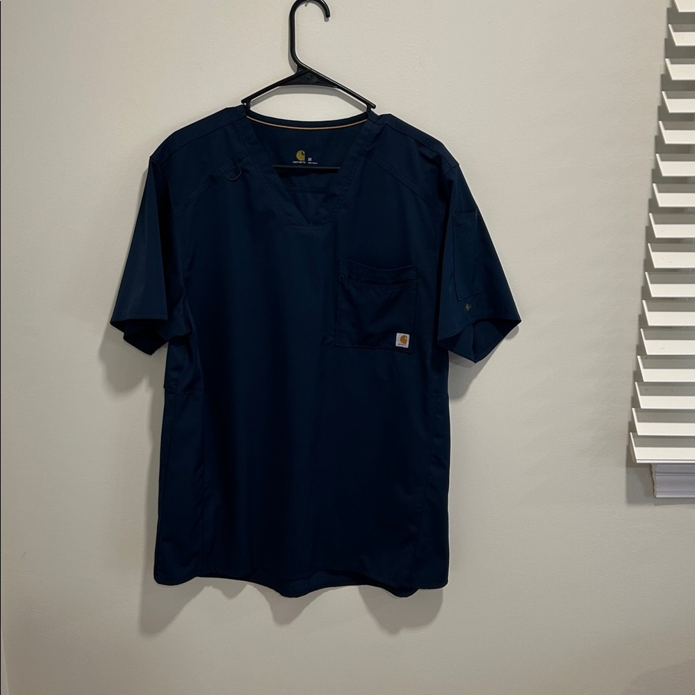 Medium Carhartt FORCE navy blue scrub set - Picture 3 of 7